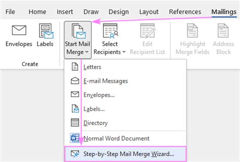 Mail Merge Wizard