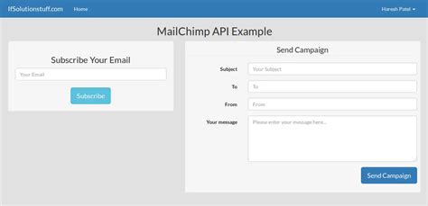 Mailchimp Import API Example