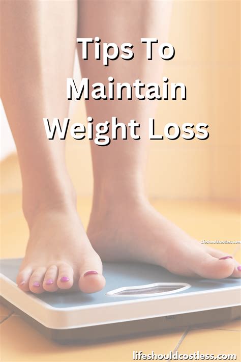 Maintaining Weight Loss