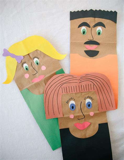 How to Make Paper Bag Puppets with Kids