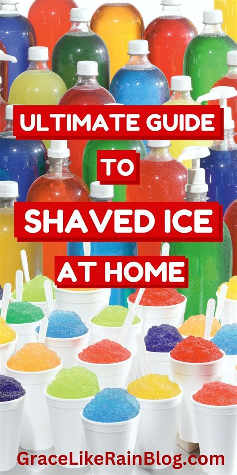 How to Make Shaved Ice at Home