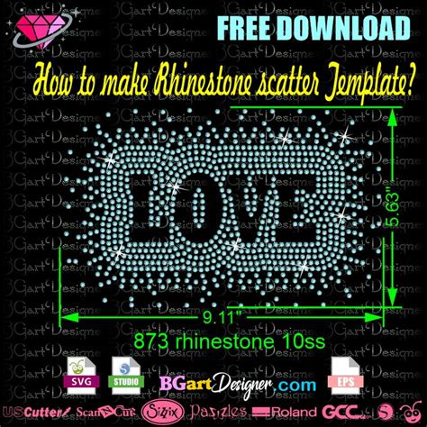 Make Your Own Rhinestone Template