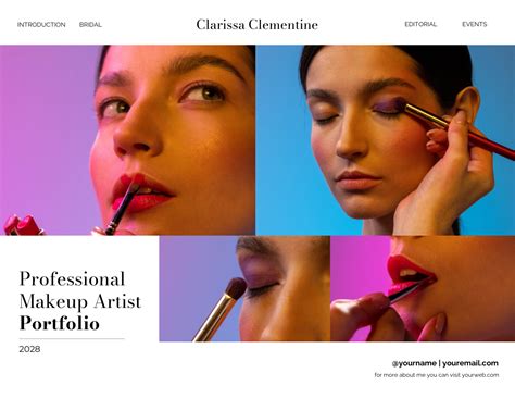 Makeup Artist Portfolio Template Gallery 3