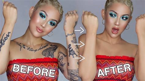 Makeup for tattoo cover-up