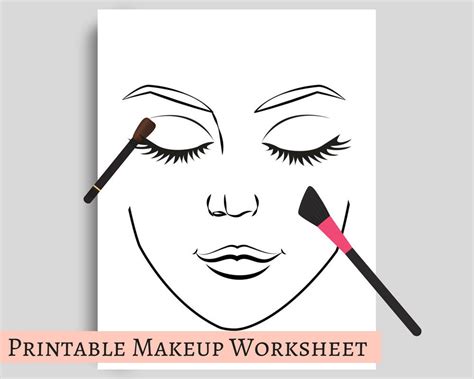 A makeup template pdf