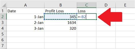 Applying negation formula across a range of cells