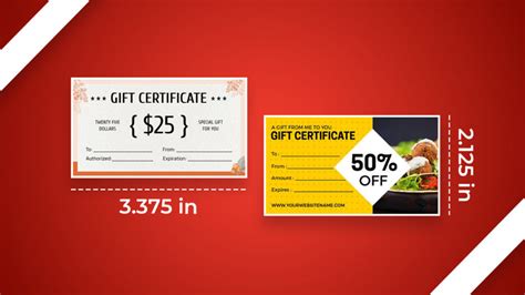 Making the Most of Gift Certificates