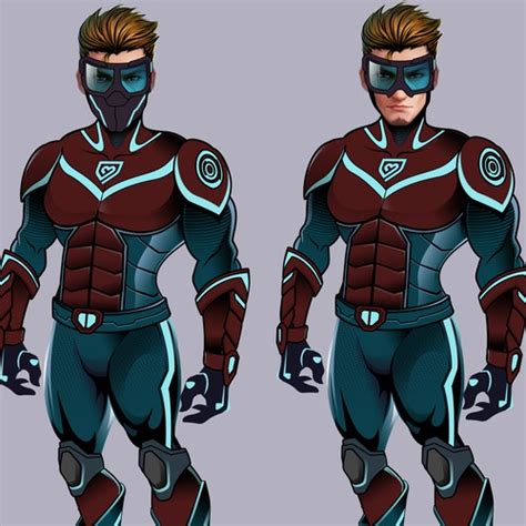 Male Superhero Costume Design