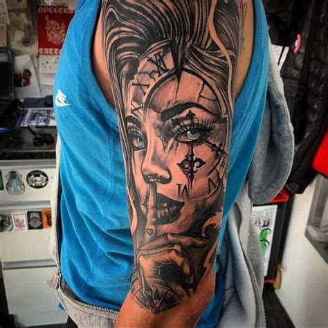 Male Upper Arm Tattoo Designs