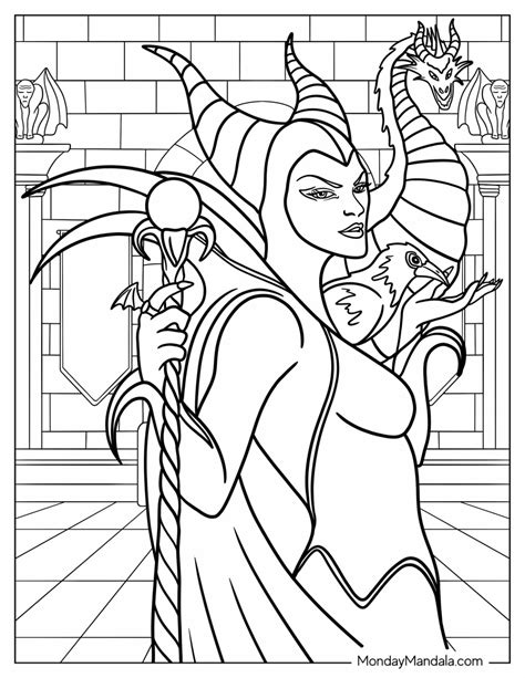 Maleficent Descendants Coloring Page