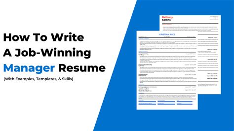 Management Resume Writing Tips