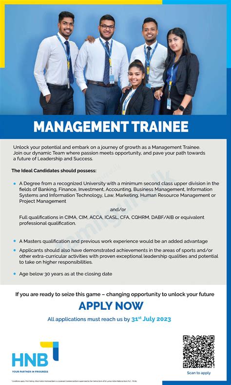 Management Trainee Career Opportunity