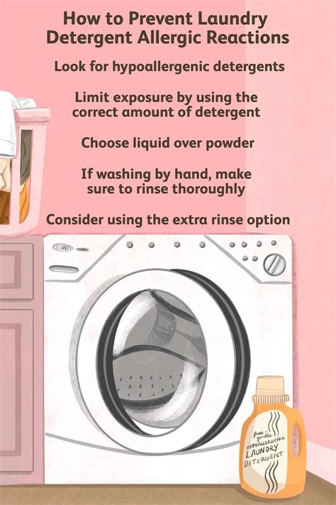 Managing laundry soap allergy