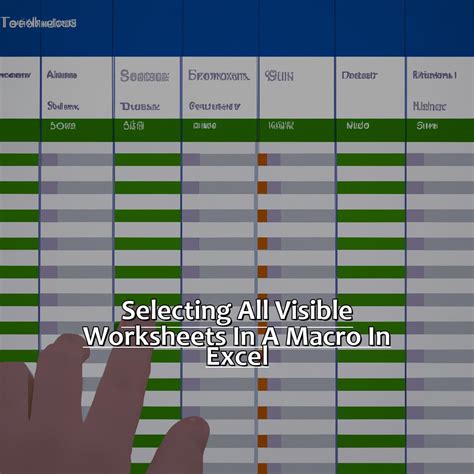 Managing Visible Sheets in Excel