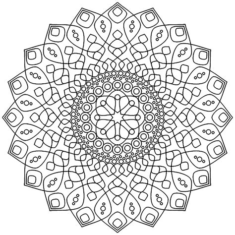 Mandala Coloring Pages Calming