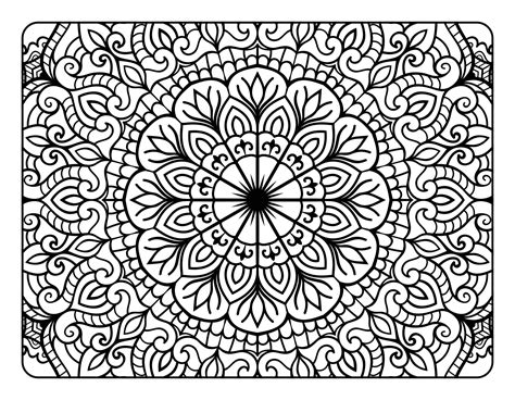 Mandala Coloring Pages Relaxation