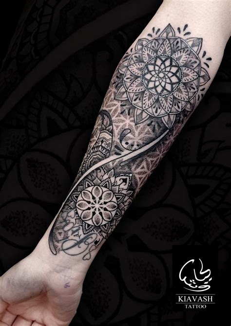 Mandala Forearm Sleeve Designs