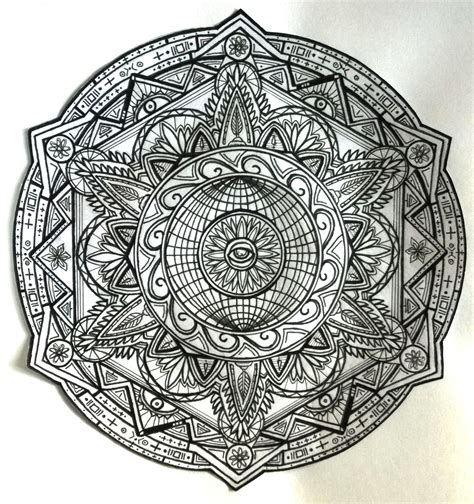 Mandala geometric pattern