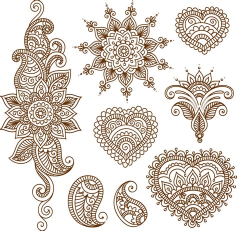 Mandala Henna Template