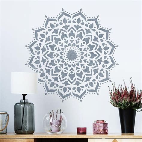 Mandala Printable Wall Stencil Design