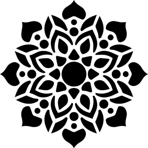 Mandala Stencil Design