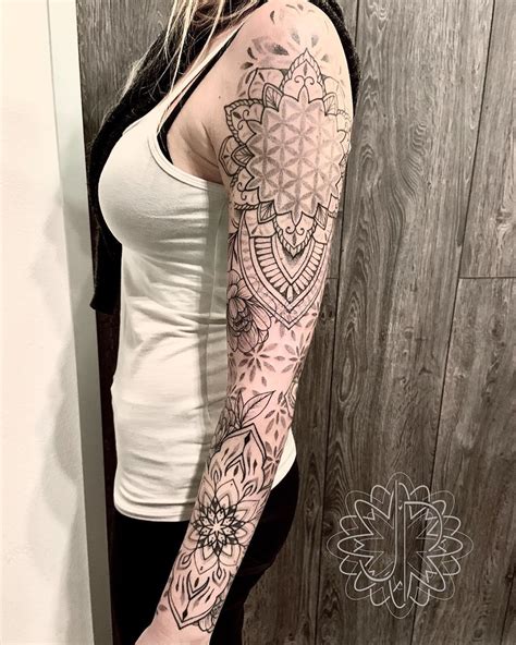 Mandala Tattoo Sleeve Design