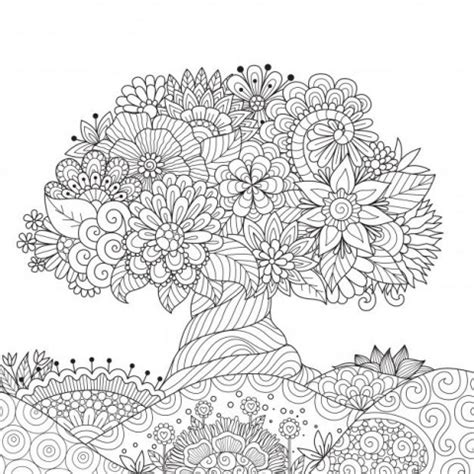 Mandala Tree Tattoo Design