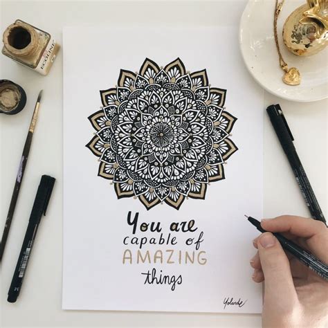 Mandala with Quotes