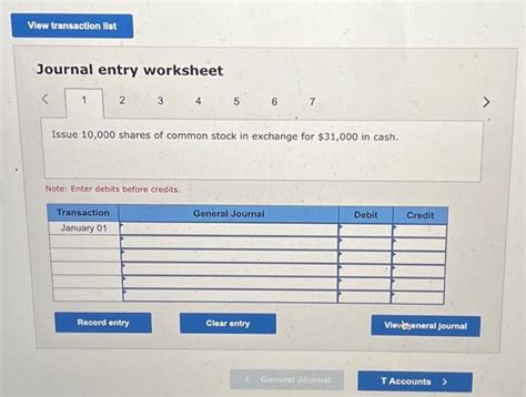 Manual Entry on a Chart Sheet