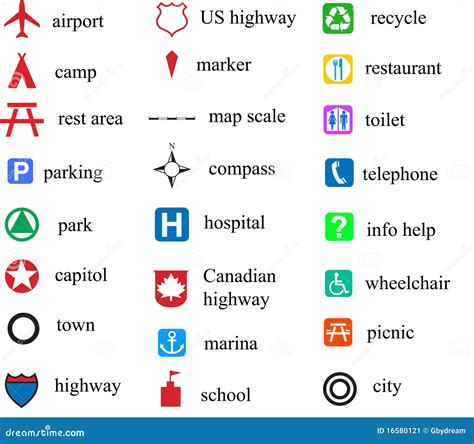 Map Symbols and Colors