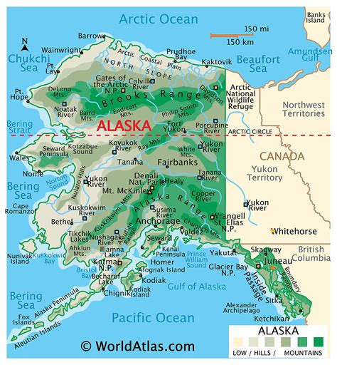 Mapa de Alaska