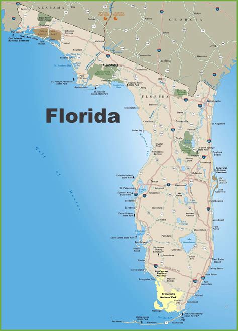 Mapa de Florida