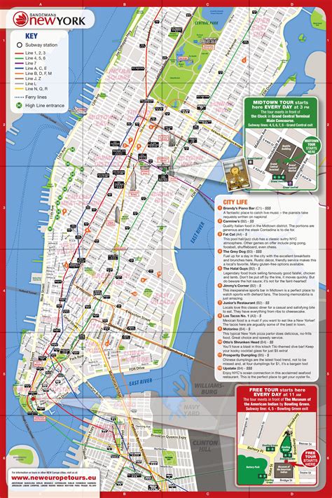 Mapa de Nueva York