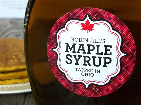 Maple Syrup Label 10