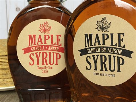 Maple Syrup Label 3