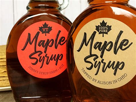 Maple Syrup Label 6