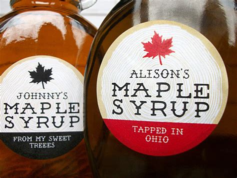 Maple Syrup Label 8