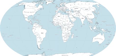 Mapswire Labeled World Map