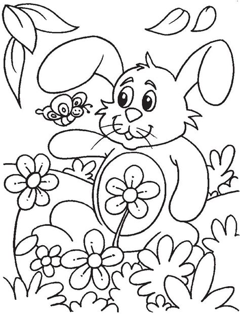 March bunny coloring pages