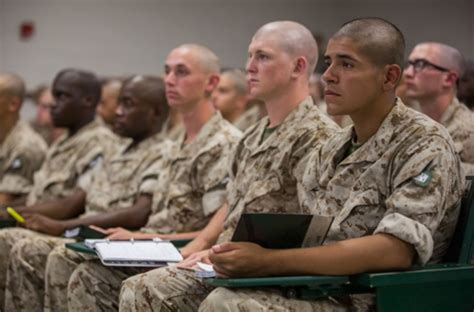 Marine Boot Camp Classroom Instruction