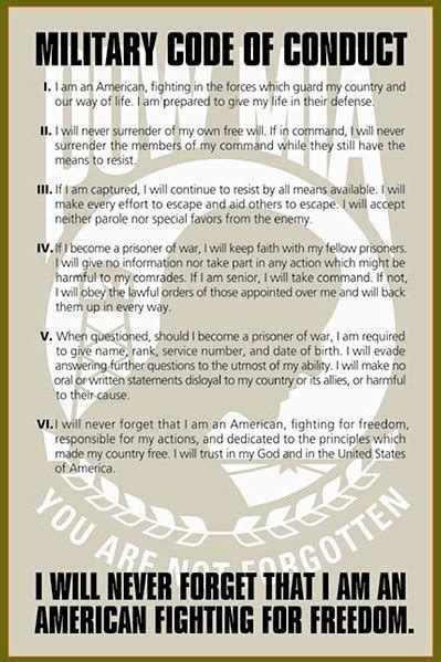 Marine Code of Conduct Article I