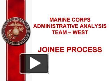 Marine Corps Administrative Functions