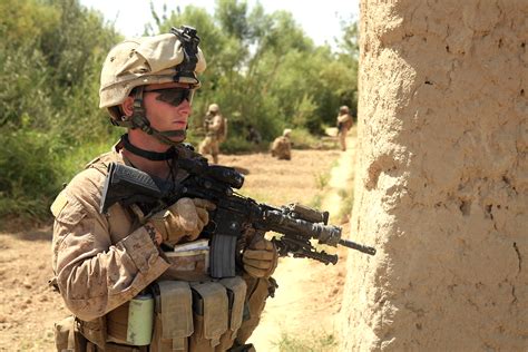 Marines of the 1st Battalion 7th Marines during the War in Afghanistan