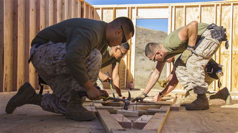 Marine Corps Engineers providing humanitarian assistance