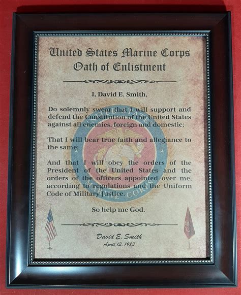 Marine Corps Enlisted Oath