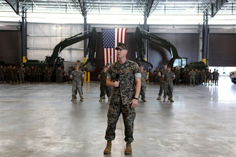 Marine Corps Logistics Officer in action