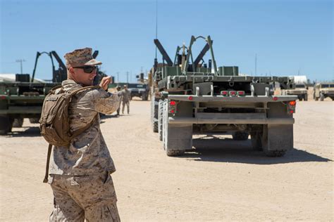 Marine Corps Logistics Officer in logistics operations