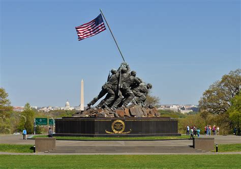 A Marine Corps memorial