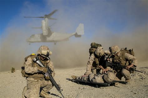 Marine Corps conducting ground combat operations