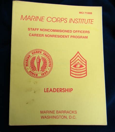 Marine Corps Non Commissioned Officer Leadership And Roles